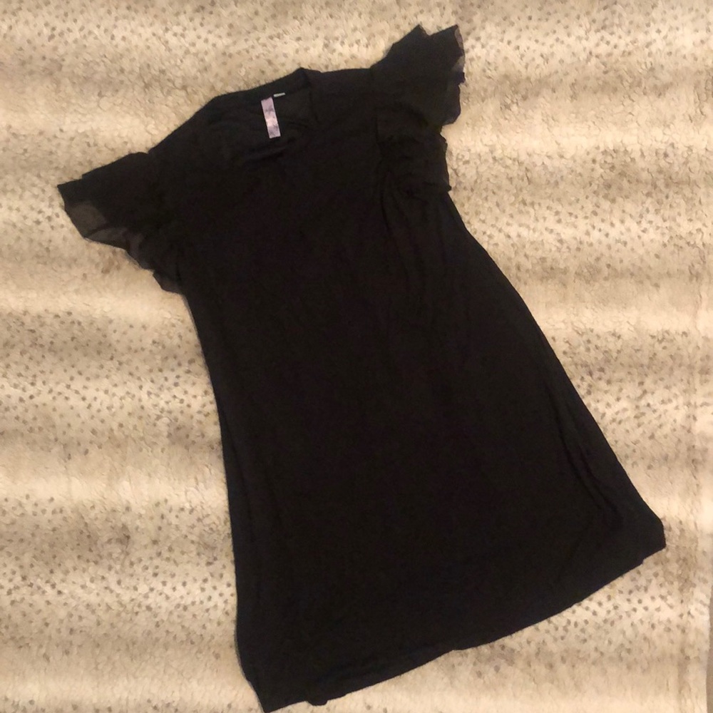 Short Sleeve Little Black Dress